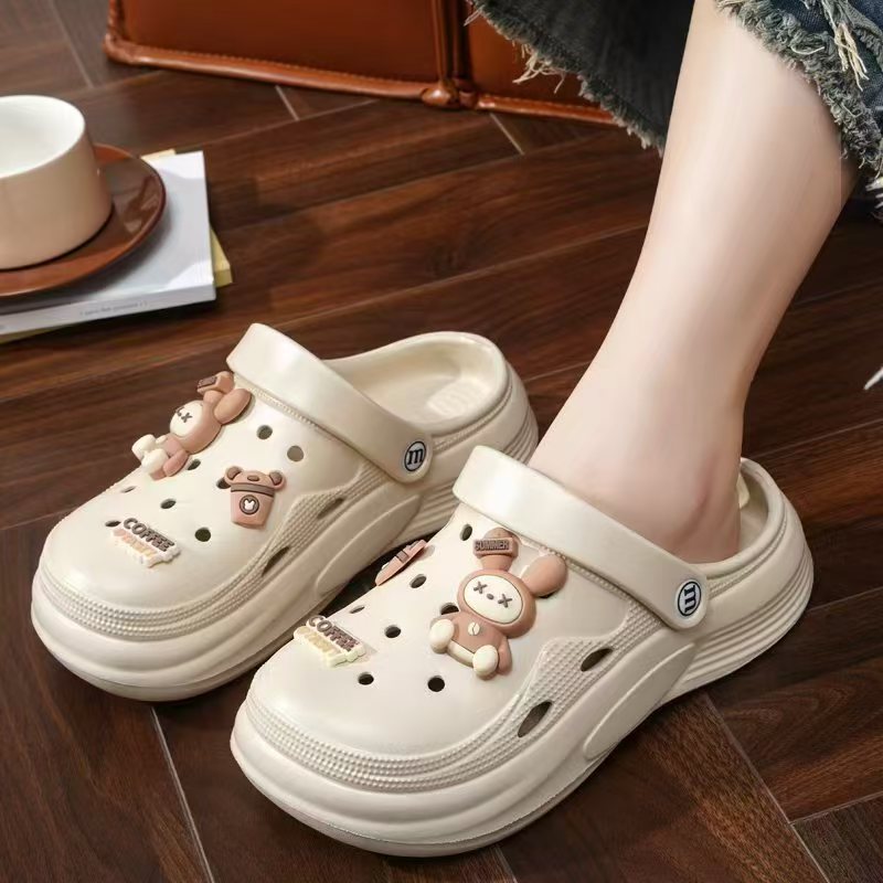 Pantuflas de Plataforma con Agujeros de EVA Antideslizantes para Verano