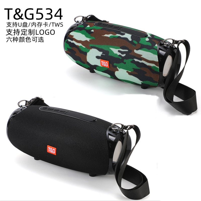 Cross-border Audio Bluetooth Speaker TG534 Big War Drum Outdoor Portable Tws Bluetooth Audio Heavy Subwoofer Cross-border Audio Bluetooth Speaker TG534 Big War Drum Outdoor Portable Tws Bluetooth Audio Heavy Subwoofer