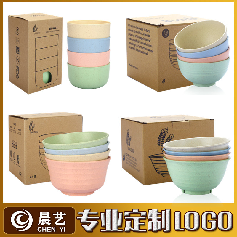 Wheat straw bowl student dormitory insta...