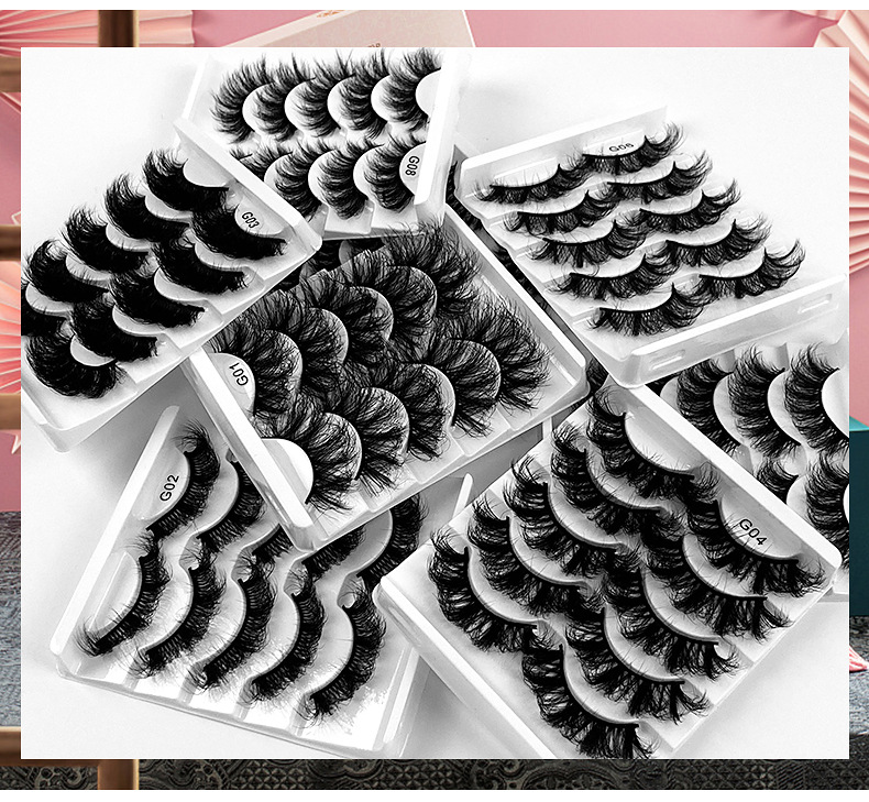 New Multi-layer Thick Eyelash Curved Fluffy False Eyelashes display picture 6