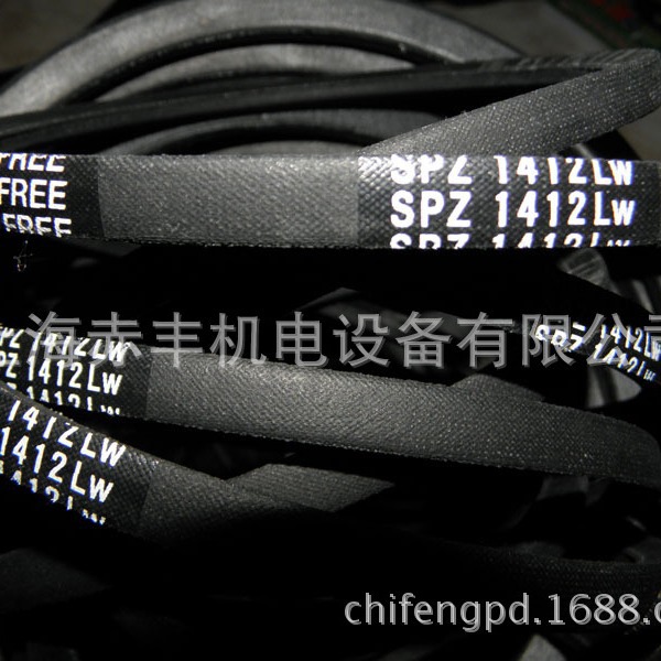 供应空调机皮带SPZ1662LW防静电三角带耐高温三角带供应