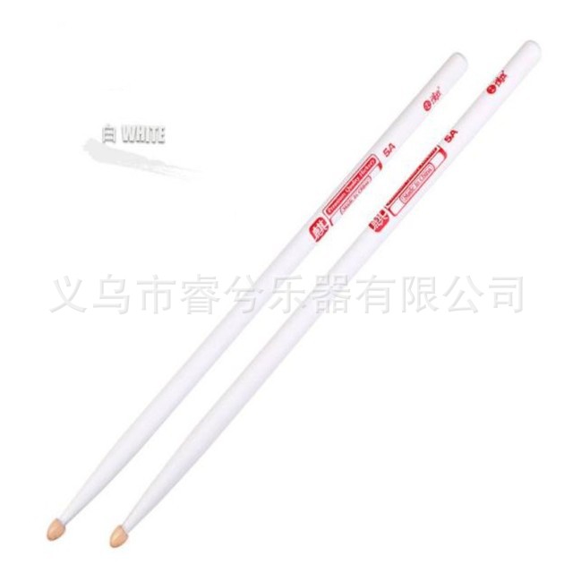 White Han Brand Kirin Series Drum Sticks 5A
