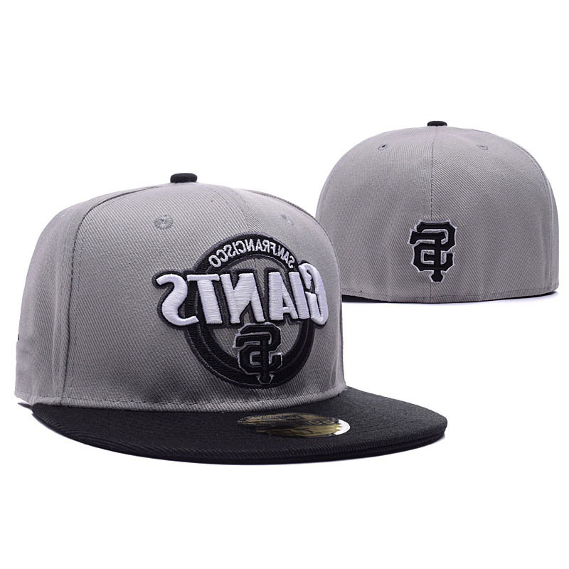 [San Francisco Giants] sombrero solar cerrado pareja con sombrero de sol sombrero bordado sombrero de béisbol sellado completo