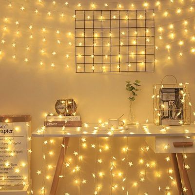 led Star light strings LED Illumination Hearts Red light Decorative lamp bedroom String flash light Atmosphere Gypsophila