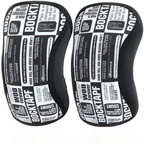 Rebonte 7MM neoprene weightlifting basketball baseball squat knee pad for athletes pull-resistant honeycomb knee pad