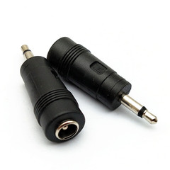 DC power adapter connector DC5.5*2.1 female socket to audio 3.5 mono male plug 5521 female to 3.5 phono plug