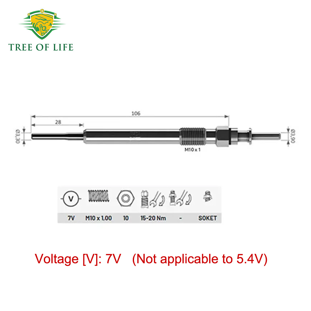 0250603006,12230035934,12237803368 are suitable for Mini Cooper Toyota glow plugs
