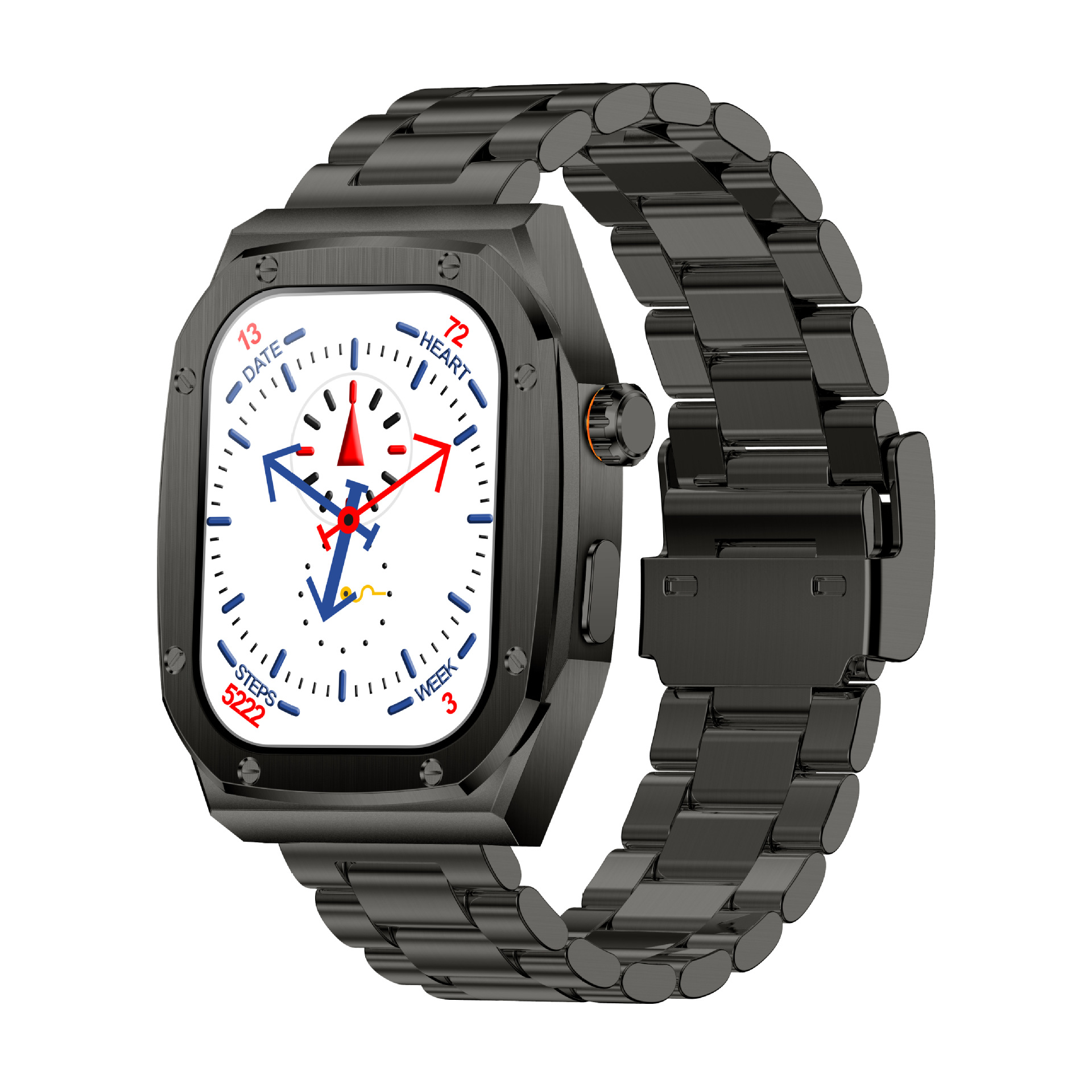 Z17 Max Smart Watch Bluetooth Call 2.1Inch Heart Rate Sleep Monitoring Multiple Sports Modes Men's Watch