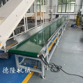 汽车配组装流水线高护板皮带输送设备移动式事调速传送带厂家定制