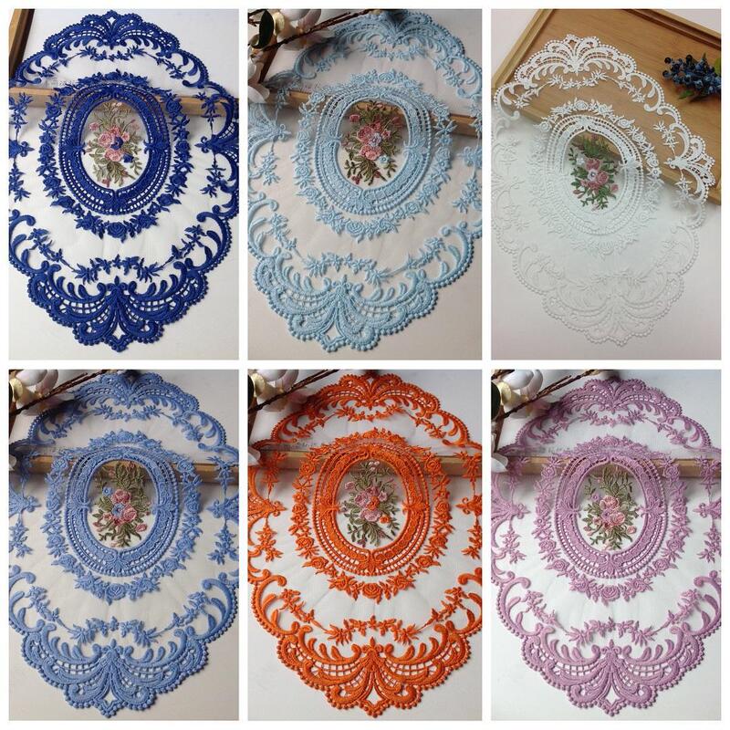 Cross-Border Exclusive Supply of High-Quality Embroidered Lace Placemats, Printed Floral Lace Napkins, Dinner Party and Wedding Decorations Cross-Border Exclusive Supply of High-Quality Embroidered Lace Placemats, Printed Floral Lace Napkins, Dinner Party and Wedding Decorations