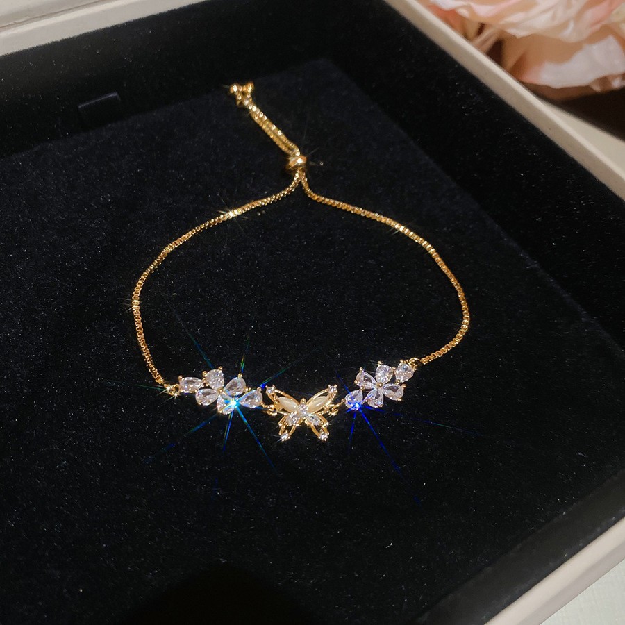 56# bracelet-gold-butterfly (real gold plating)