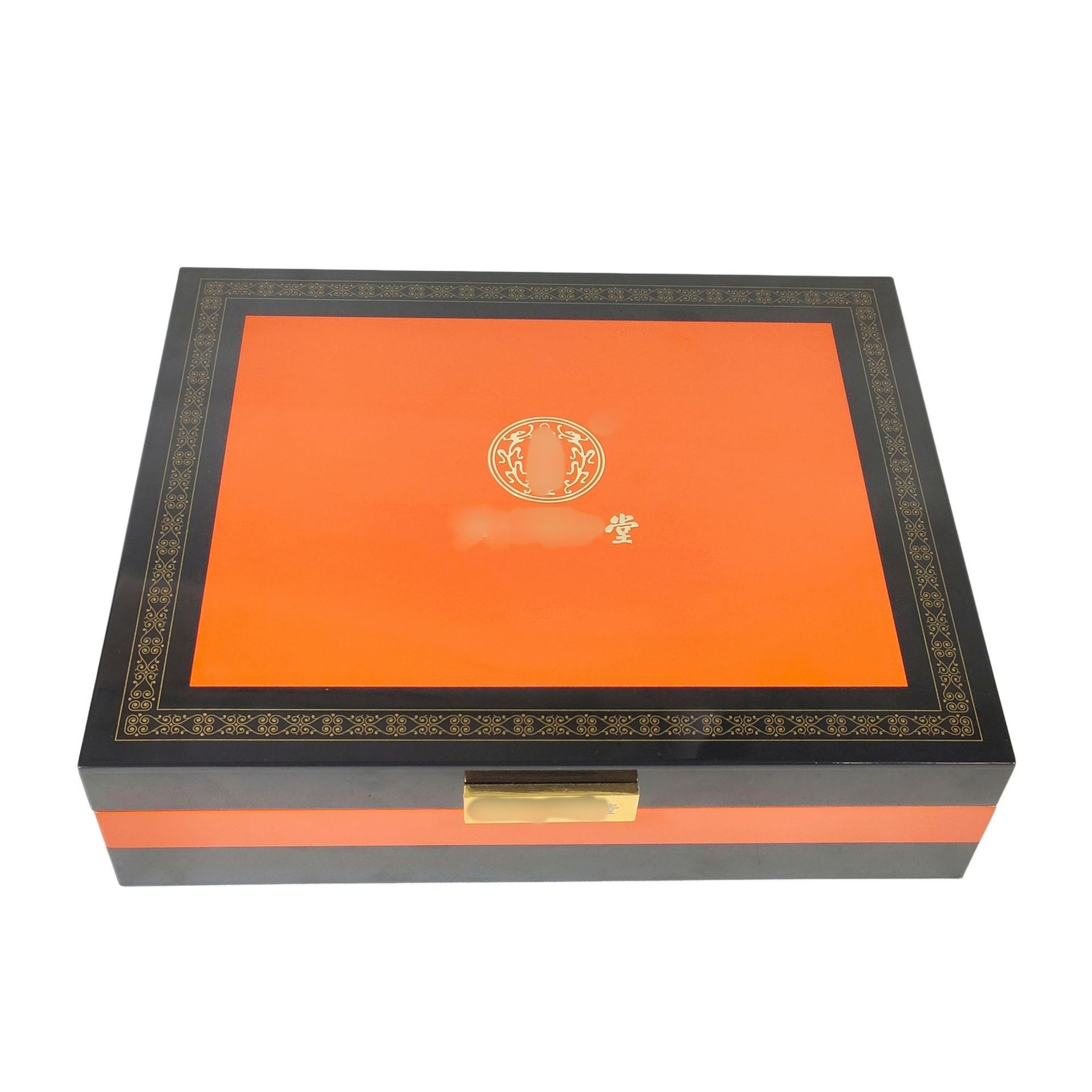 滋补品礼盒定制高档礼品盒空盒燕窝海参包装盒木质高级感抛光盒