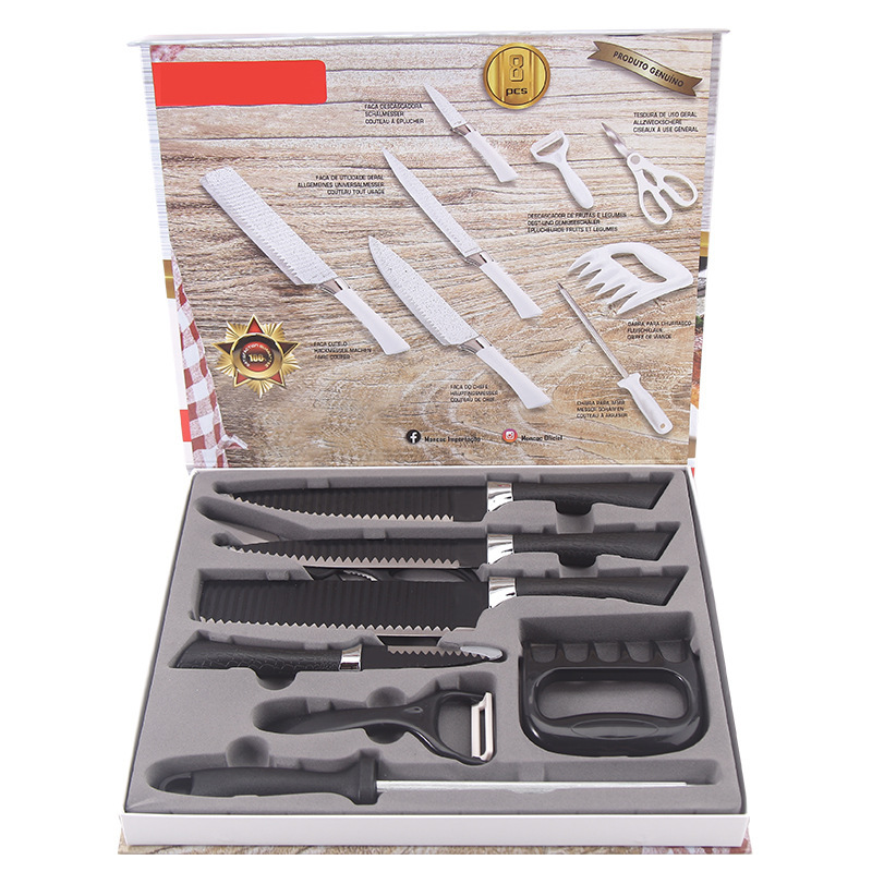 Ocho piezas de fábrica de cuchillos de cocina de venta directa cuchillos de cocina cuchillo de frutas cuchillo de cocina cuchillo de corte