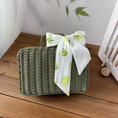 仿藤編禮盒手提箱收納編織箱伴手禮品包裝藤箱婚禮藤編箱端午禮盒