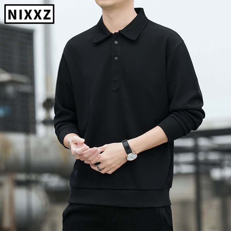 Felpa con cappuccio con colletto ribaltabile di alta qualità 2023 autunno nuova tendenza Instagram pullover abbigliamento traspirante e leggero_voghion.com