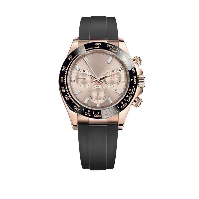 Reloj de la serie Laojia Dituna transfronterizo Panda Di Yacht Mingshi Reloj mecánico automático Green Jindi Daifa