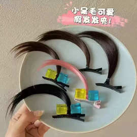 可爱小呆毛假发发夹二次元呆毛夹子少女搞怪碎发刘海夹网红拍照头