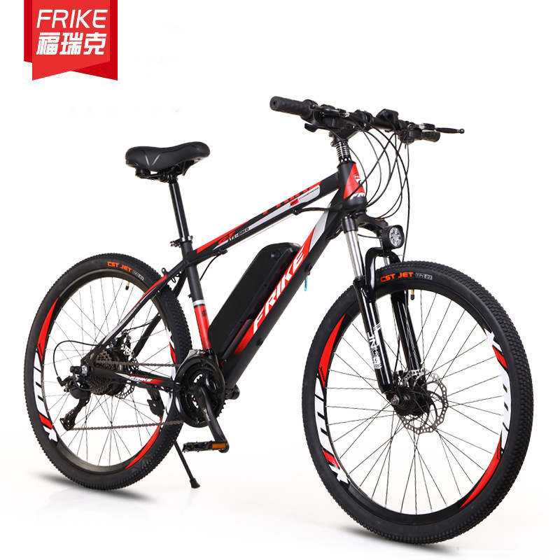 Source Manufacturer Freick 26inch Lithium Battery Electric Power-Assisted Mountain Bike Bicycle Adult Variable Speed Off-Road Motorcycle