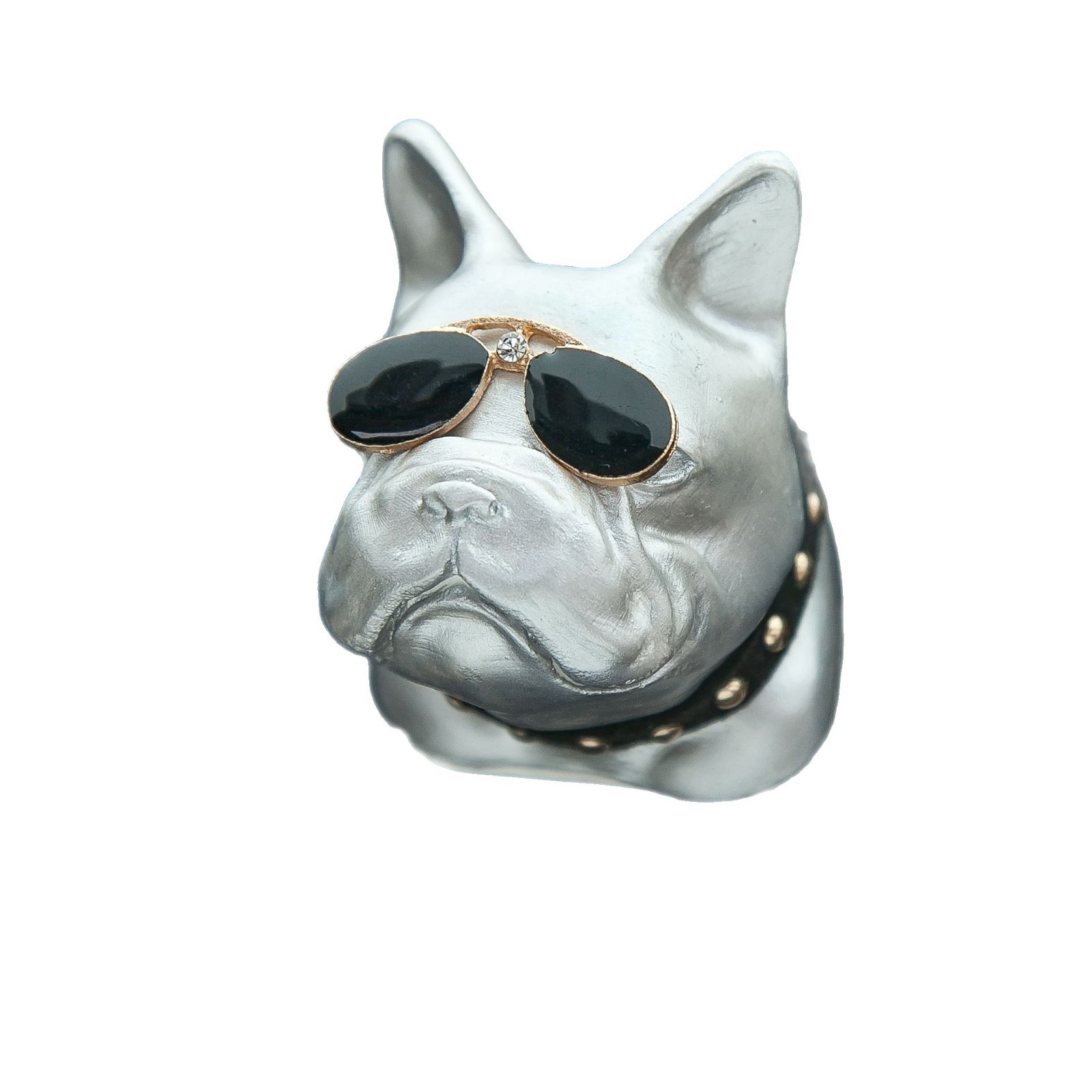 Coche creativo productos coche aromaterapia decoración fragante piedra perro año regalo francés cubo perro cabeza coche aire salida perfume clip