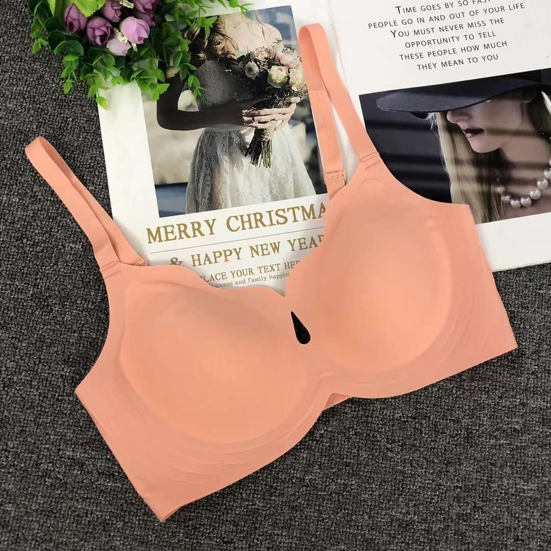 Nueva celebridad en línea Live Girl push up ropa interior tubo superior anti-exposición sin costuras Sujetador push up