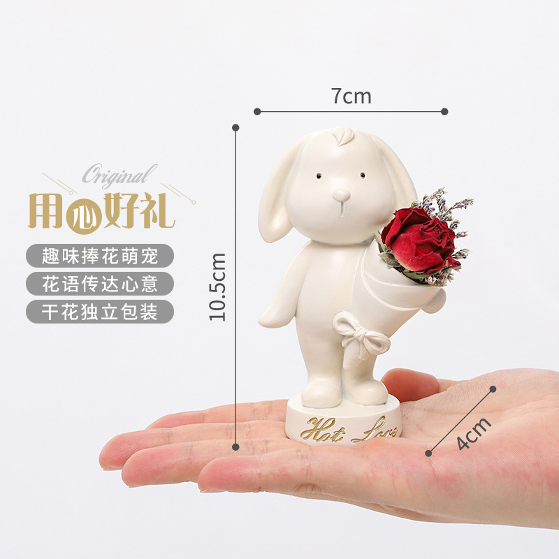 Nanyuan Chuanfang zakka dibujos animados flor Ángel resina decoración creativa maceta micro paisaje jardinería Decoración