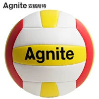 Deli Angnet F1253 №5 ПВХ волейбольный мяч машинной прошивки (белый + желтый + красный) тренировочный мяч для студенческих соревнований