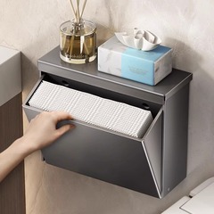 浴室トイレットペーパーボックスわらペーパーボックスパンチフリートイレットペーパートイレットペーパー収納ボックストイレットペーパーボックス壁掛けペーパータオルホルダー