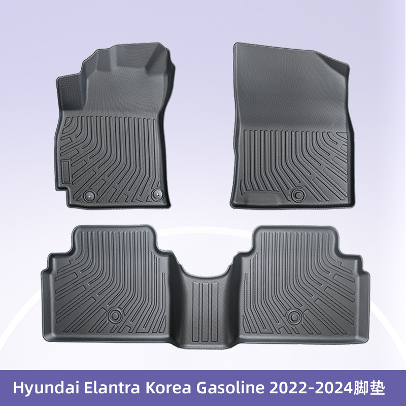 Aplicable a Hyundai Elantra Corea combustible 22 - 24 3D todo el tiempo material TPE almohadilla de automóvil