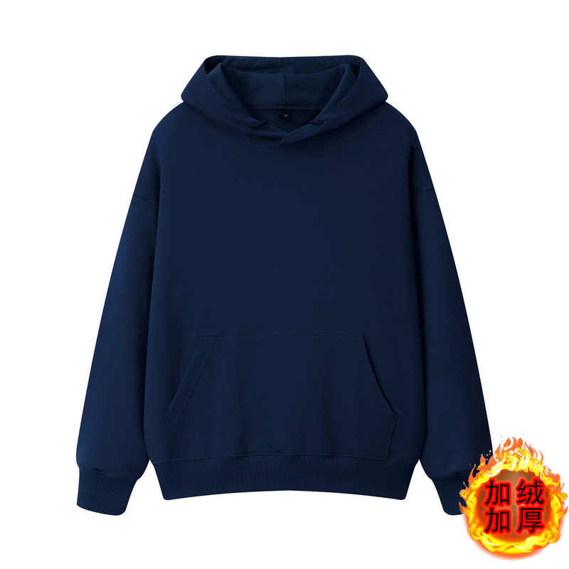 圆领纯棉卫衣定制印图logo企业秋冬工作服文化广告衫宽松加绒跨境|undefined