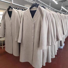 工厂直发澳洲进口美丽诺羊毛双面呢大衣加长款高品质外套气质通勤