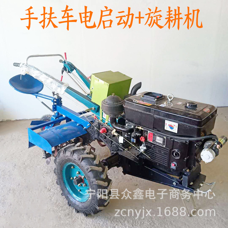 8-32马力手扶车农用机械设备开沟机旋耕起垄机小型农用手扶拖拉机