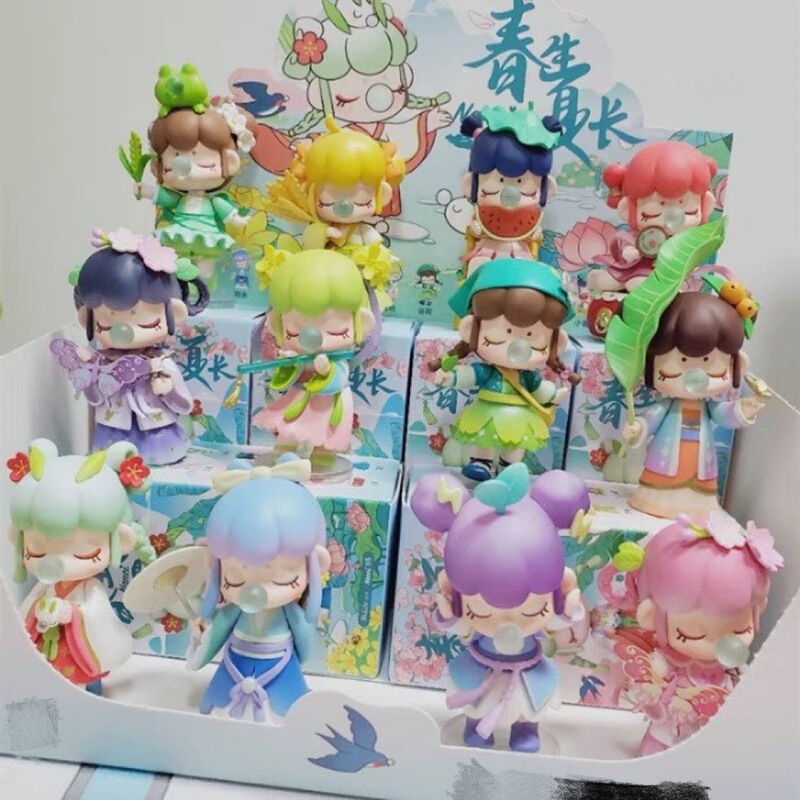 Twenty-four solar terms spring summer long blind box hand girl bubble doll hidden Summer Solstice confirmation set in stock