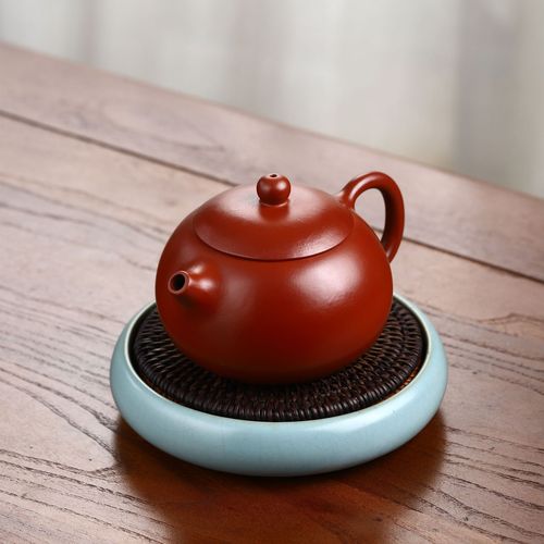 Yixing Zisha Pot Wholesale Dahongpao Ball Hole Large Capacity Xi Shi Pot Kung Fu Teapot Handmade Tea Set One Piece Dropshipping