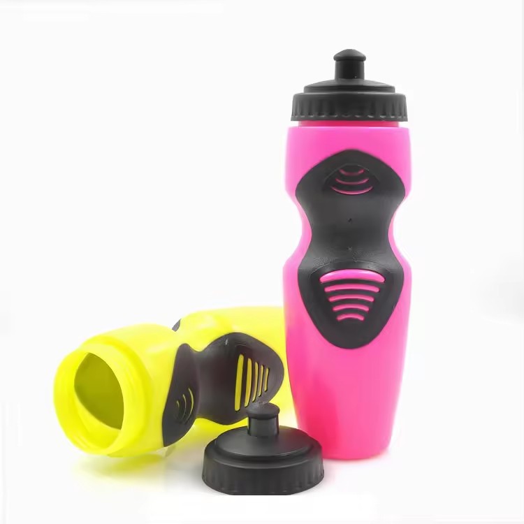 Plástico personalizado 500ml bicicleta al aire libre ciclismo deportes hervidor fitness portátil fácil extrusión boquilla tipo taza de agua