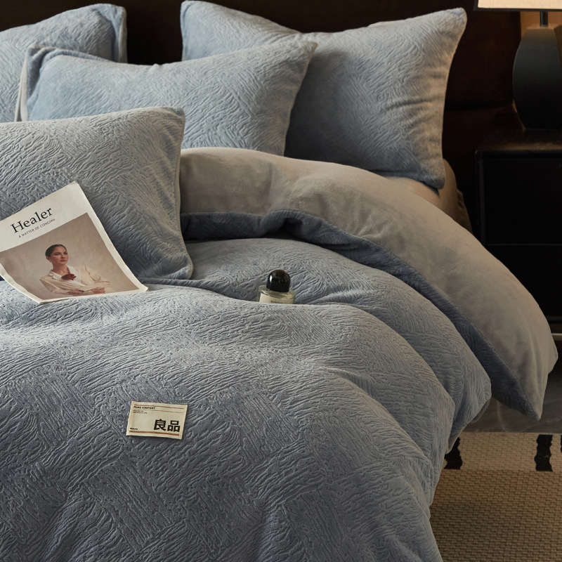 Textura de cuatro piezas - Azul Mist