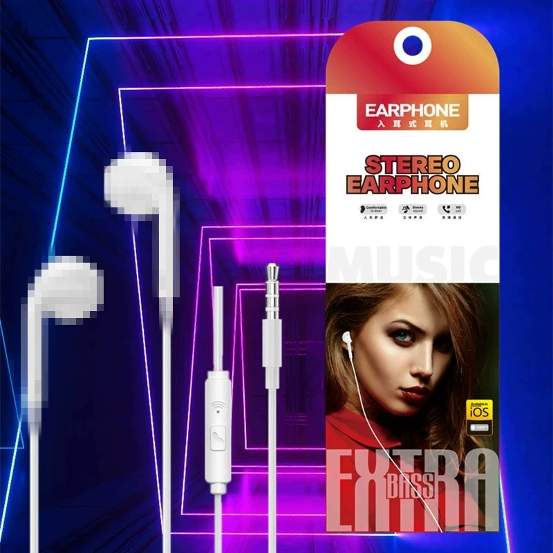 Проводные наушники совместимы с Huawei Apple Xiaomi vivo OPPO Honor — 3,5 мм Lightning Type‑C