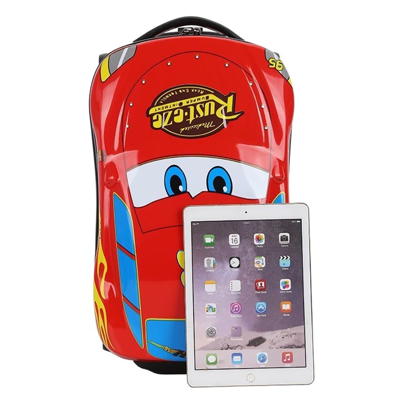 Equipaje de dibujos animados para niños de 18 pulgadas de viaje remolque de embarque rueda universal caja de carro 3D para niños