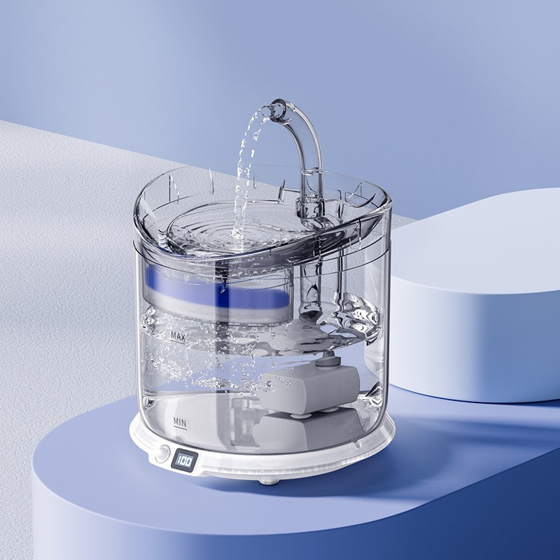 Máquina de beber de agua para gatos carga inalámbrica filtración de circulación automática de agua viva inducción inteligente sin conexión fábrica de tazón de agua para mascotas image 3