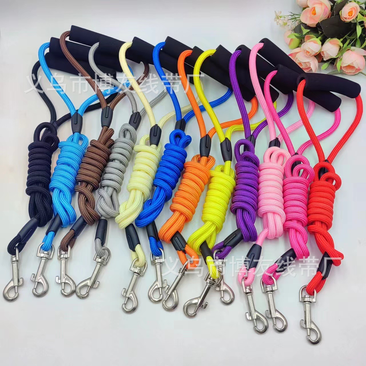 圆绳 大八股绳 PP绳 宠物牵引用绳 2.2cm粗圆绳