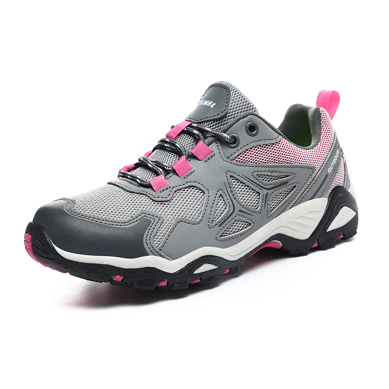 Comercio exterior transfronterizo primavera / verano pareja zapatos de senderismo casuales al aire libre zapatos de montaña de mujer mesh transpirable hombre deportes