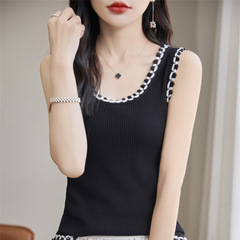 冰絲薄款針織小背心吊帶女裝早春夏秋季2024新款內搭外穿無袖上衣