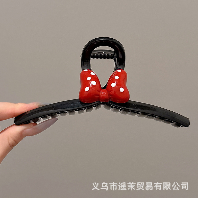 轻奢高端水晶大号抓夹鲨鱼夹女时尚百搭后脑勺盘发夹新款发抓头饰|undefined