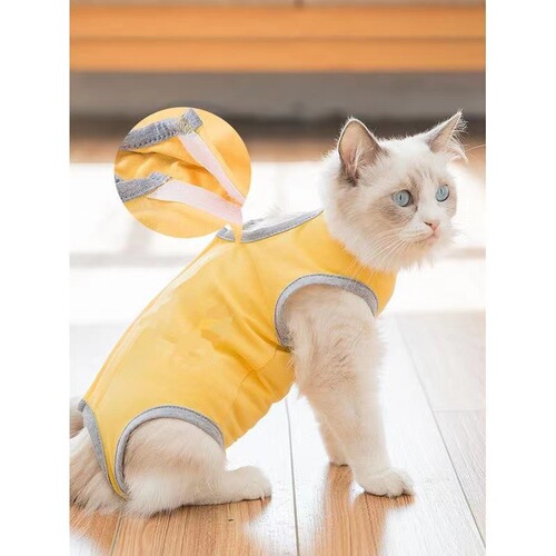 Cat and dog sterilization clothing female and male cat surgical clothing weaning anti-hair loss postoperative anti-licking thin pet clothing