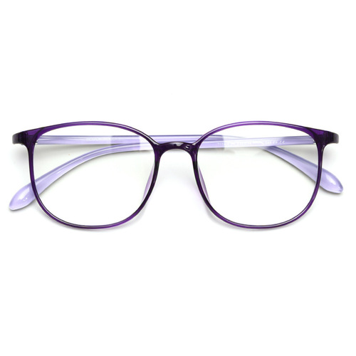 7124 Korean Version TR Milk Tea Pigment Natural Eye Frame for Instagram Xiaohongshu Trendsetters, Men and Women, Prescription Glasses Frame