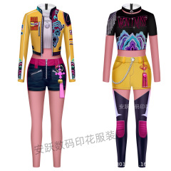 2025年猎魔女团K-POP明星鲁米米拉佐依韩流cosplay紧身衣电影同款