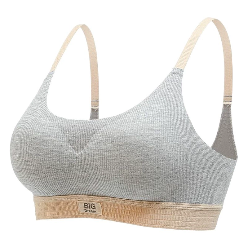 Кольцо из нестали с пуш-ап для маленькой груди, приятная для кожи нить, не оставляющая следов, нижнее белье, не дряблое закрытие по бокам, Модный повседневный спортивный бюстгальтер