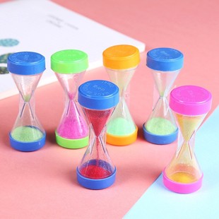 Post-80S Classic Toys Mini Hourglass Student Timer Cartoon Creative Small Toys Micro-Business Small Gifts Street Stalls