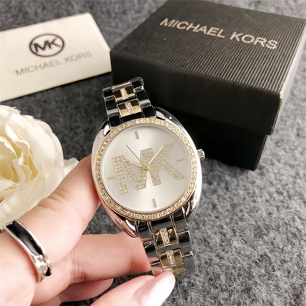 手表 亚马逊水钻时尚女表莫桑钻手表watches women便宜不锈钢手表