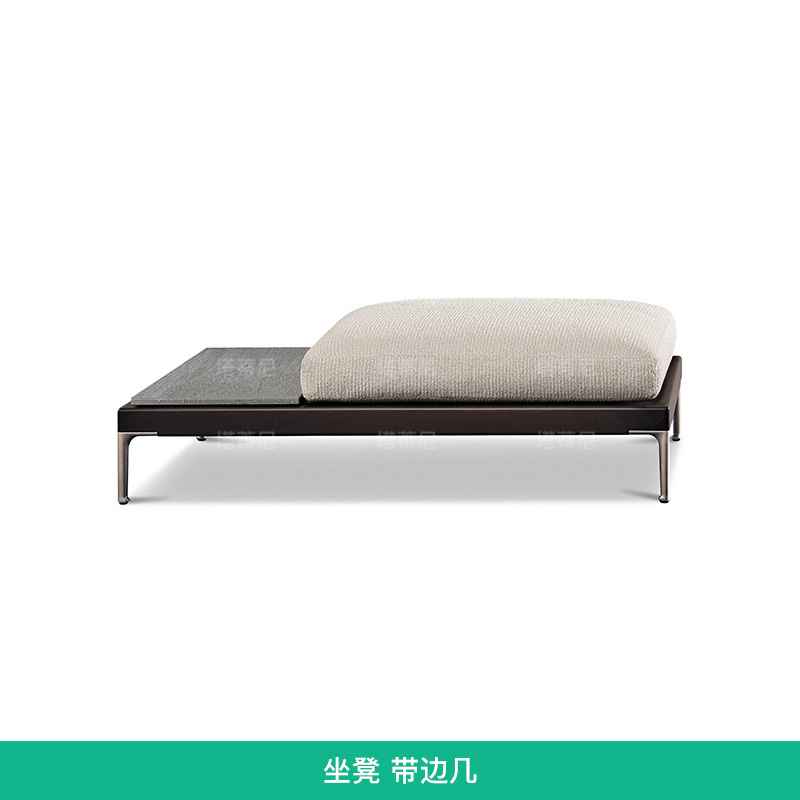 Conjunto de sofás de ratán para terraza, patio, jardín, solárium, silla de ratán para balcón, sofá de aleación de aluminio. image 29