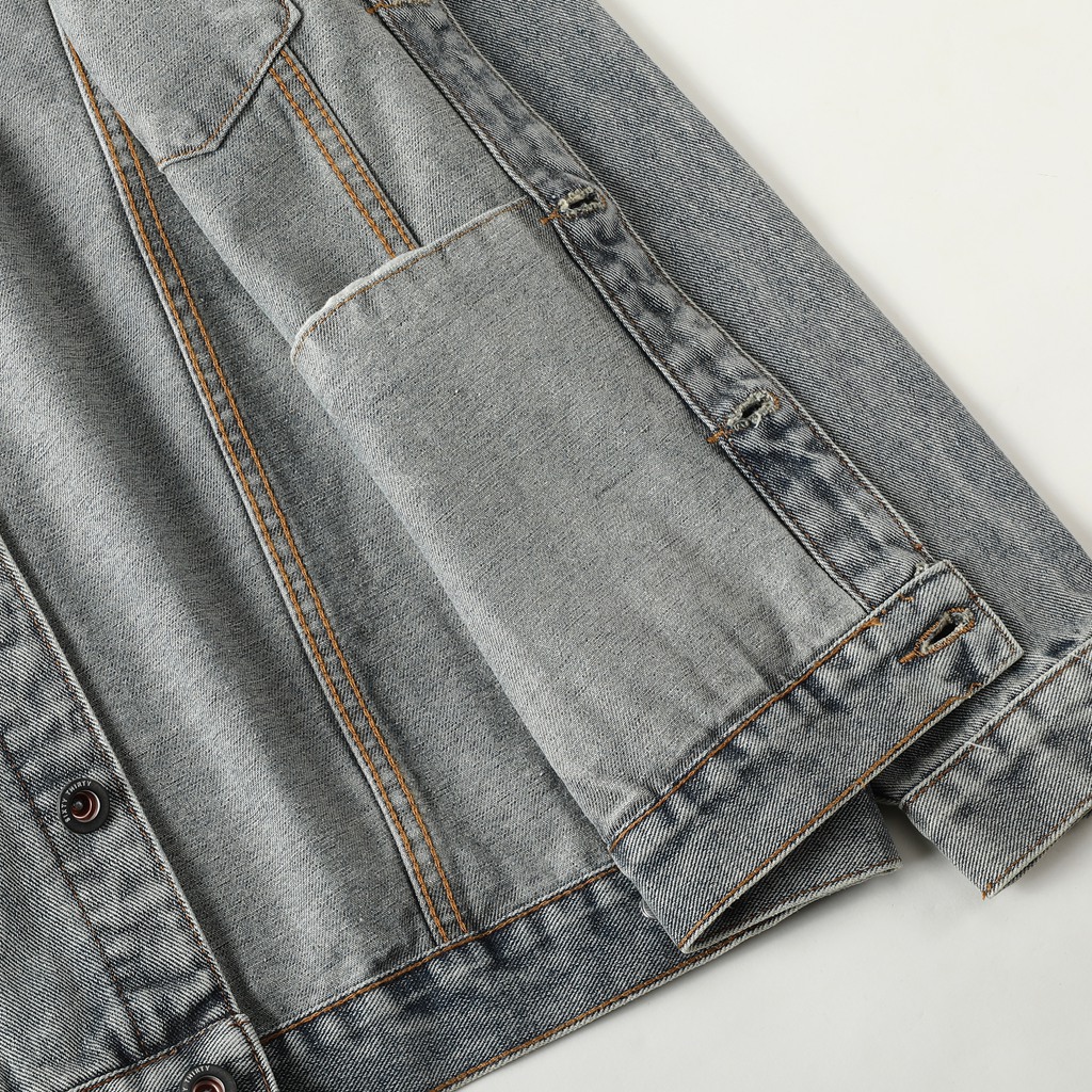 Men's Clothing new spring and autumn workwear denim jacket men's trendy spring loose jacket men's denim tops_voghion.com